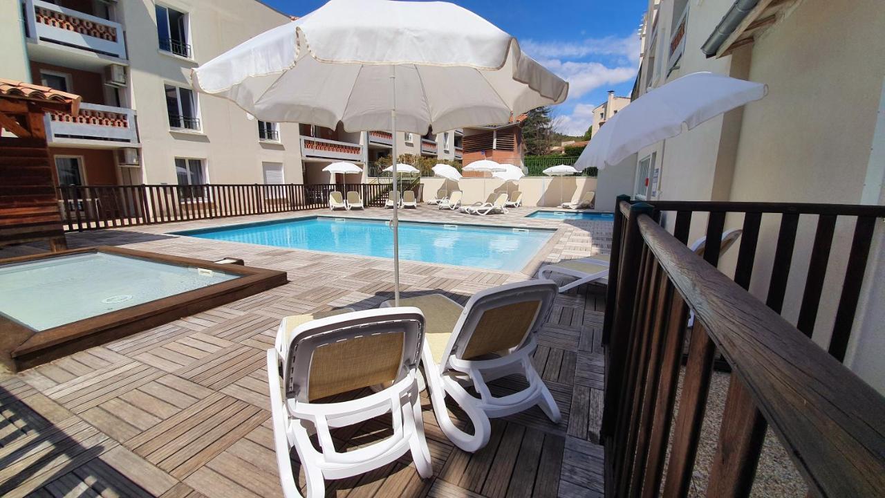 Le Romarin - Climatisation Piscine & Parking Prive Apartman Gréoux-les-Bains Kültér fotó